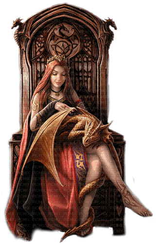 fantasy woman and dragon nataliplus - nemokama png