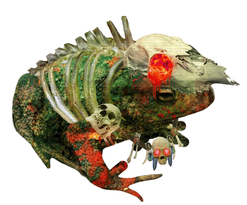 cursed bloodstone necromancer frog - png gratis