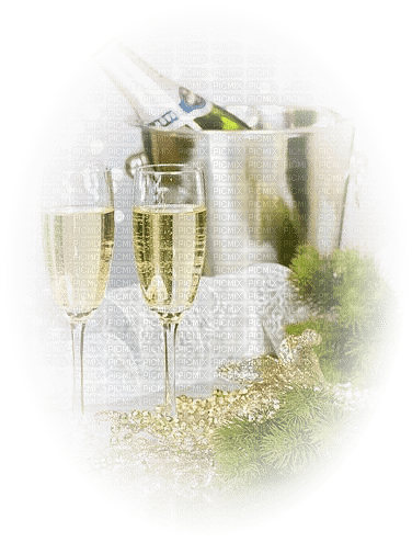 champagne - zdarma png