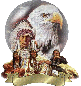 American indian man bp - GIF animate gratis