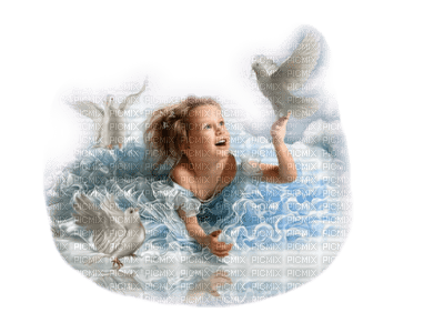 child with animal bp - PNG gratuit