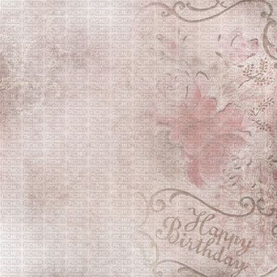 bg-rosa-text-happy birthday - PNG gratuit