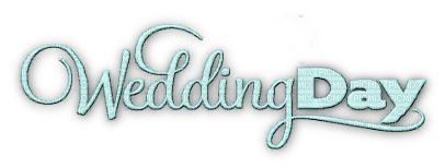 soave text wedding day teal - png ฟรี