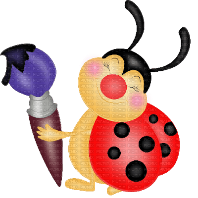Kaz_Creations Cute Ladybug Cartoon - gratis png
