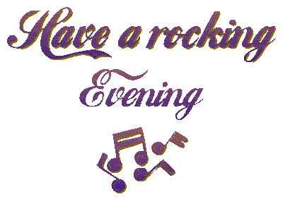 have a rocking evening - GIF animé gratuit