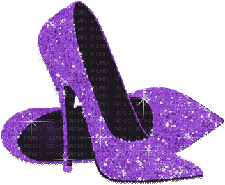 soave deco fashion animated shoe purple - Δωρεάν κινούμενο GIF