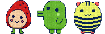 tamagotchi pixel by sorebrekart - GIF animado gratis