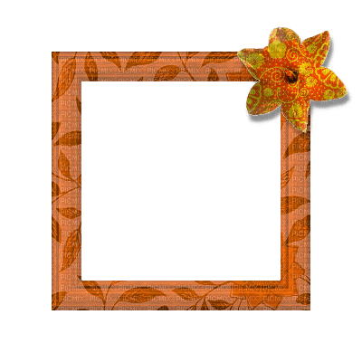 Small Orange Frame - Free PNG