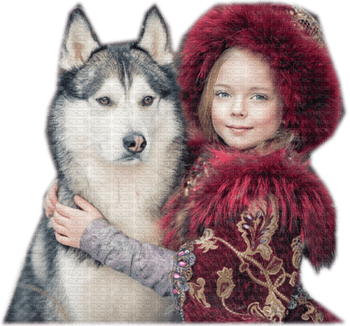 loly33 enfant chien hiver - безплатен png