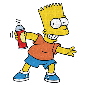GIANNIS_TOUROUNTZAN - (Simpsons) Bart - nemokama png