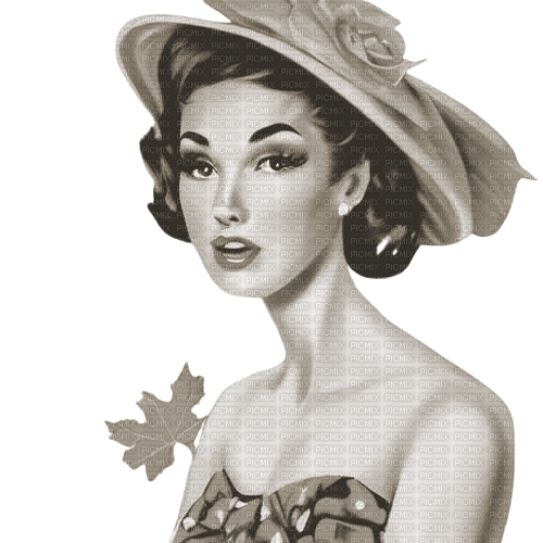 kikkapink vintage woman fashion hat - zadarmo png