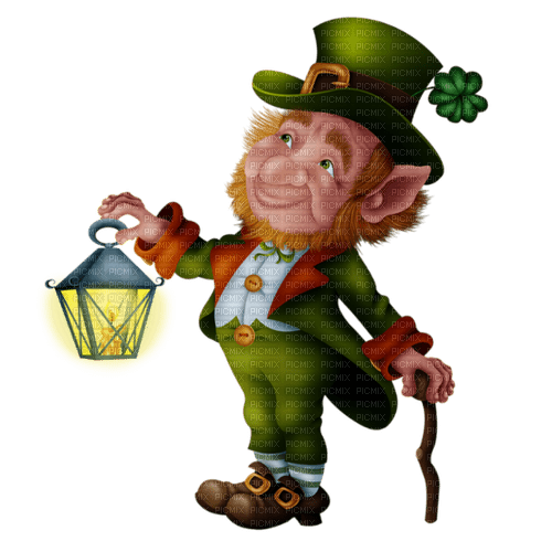 st. Patrick gnome  by nataliplus - besplatni png