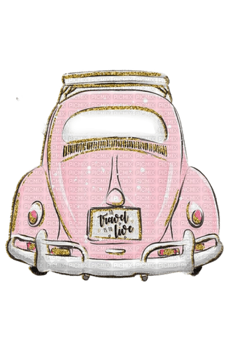 Car Auto Pink - Bogusia - Free PNG