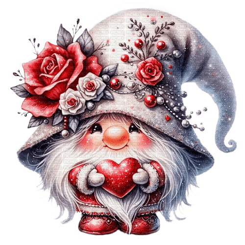st.Valentine gnome by nataliplus - ücretsiz png