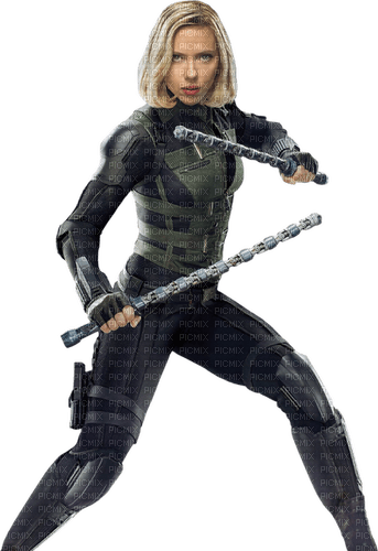 Scarlett Johansson in Black Widow - безплатен png