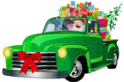 christmas car - Free PNG