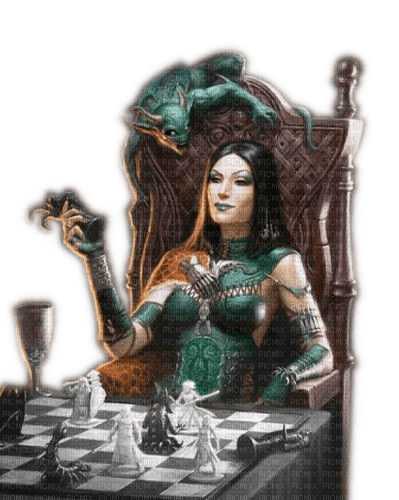 Rena Schach Fantasy Woman - Free PNG