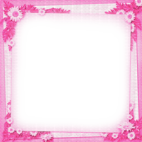 Frame.Pink.White - By KittyKatLuv65 - ilmainen png