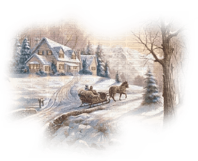 Christmas village - gratis png