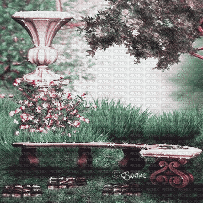 soave background animated vintage garden spring - Bezmaksas animēts GIF