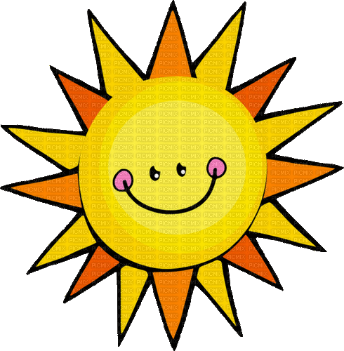 sm3 sunshine happy yellow summer animation gif - Gratis animeret GIF