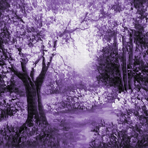 Y.A.M._Landscape background purple - 無料png