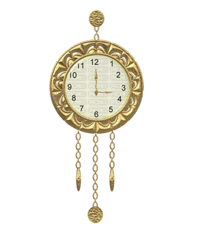 Kaz_Creations Wall Clock Deco - 免费PNG