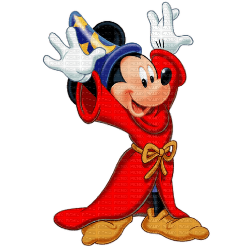 Mickey Mouse (Sorcerer's Apprentice) - бесплатно png