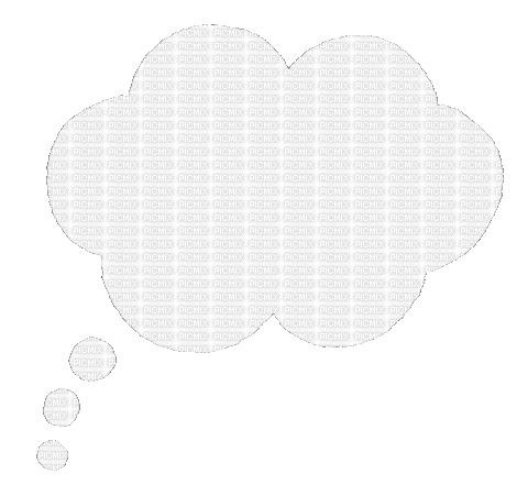 Bubbles Thoughts - Безплатен анимиран GIF
