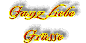 liebe grüße - 免费动画 GIF