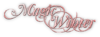 soave text magic winter pink - PNG gratuit