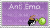 anti emo stamp - GIF animasi gratis