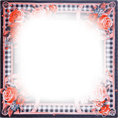 soave frame vintage flowers rose chess - Free PNG