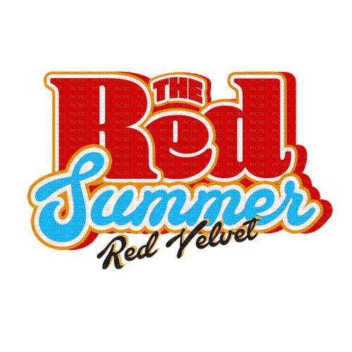 Red Summer Velvet Text - Bogusia - nemokama png