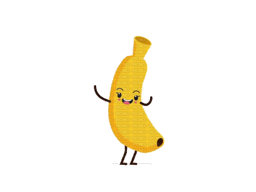 banana banane fruit fruits - Gratis animeret GIF