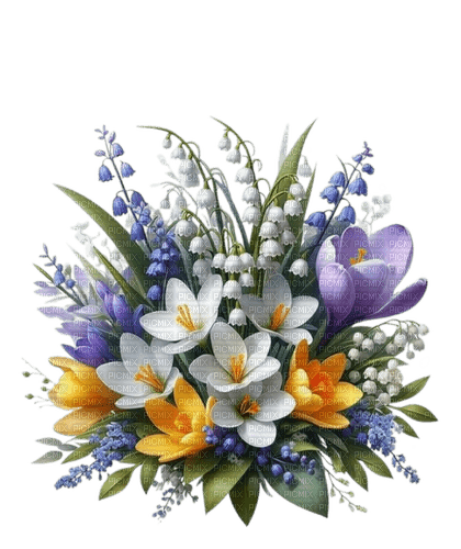 bouquet fleurs - δωρεάν png