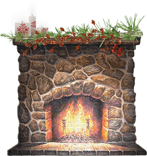 chimney fireplace - png grátis