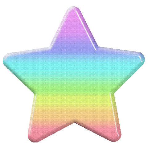 rainbow star - Free animated GIF