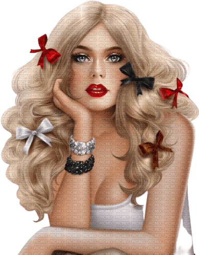 beauty blonde woman - PNG gratuit