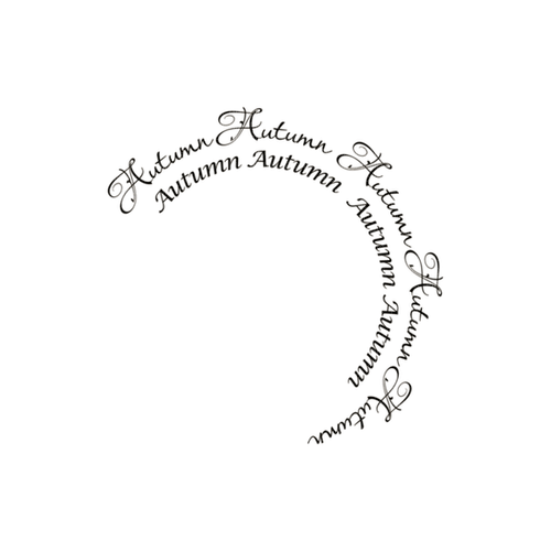 kikkapink deco circular circle text autumn - δωρεάν png