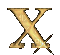 Kaz_Creations Alphabets Glitter Sparkle Letter X - Free animated GIF