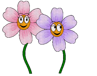 Flores bailando ....Gif - GIF animate gratis