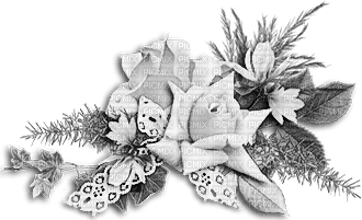 soave deco flowers rose branch vintage - zadarmo png