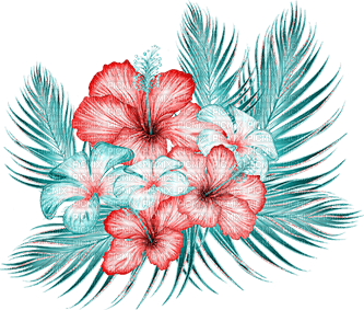 soave deco summer tropical branch flowers - zadarmo png