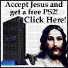 accept jesus and get a free ps2 - Animovaný GIF zadarmo