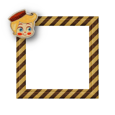 Small Brown/Yellow Frame - ilmainen png