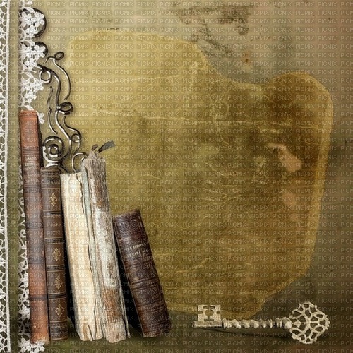 vintage books key background brown - фрее пнг