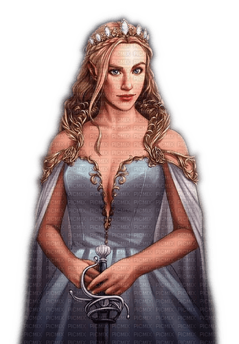 Rena Princess Prinzessin Silver Kämpferin Fantasy - Free PNG