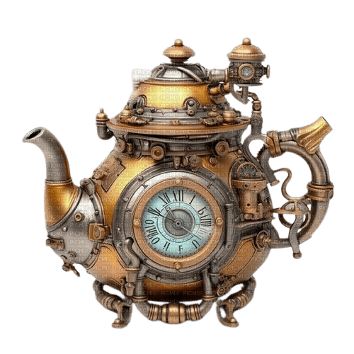 Steampunk, coffee - δωρεάν png