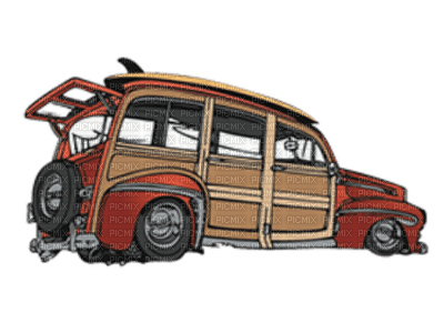 car woody wagon bp - png ฟรี